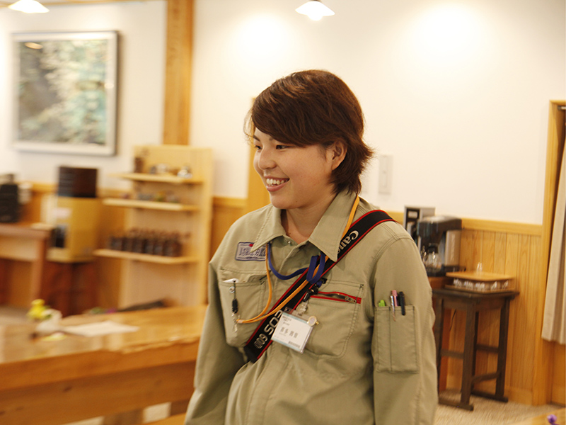▲本日、私たちを案内してくださる喜多さん。