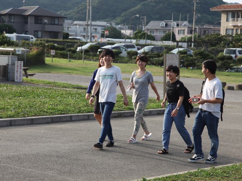 ▲ゲストハウスから由比ヶ浜海岸まで歩いて10分くらいです。