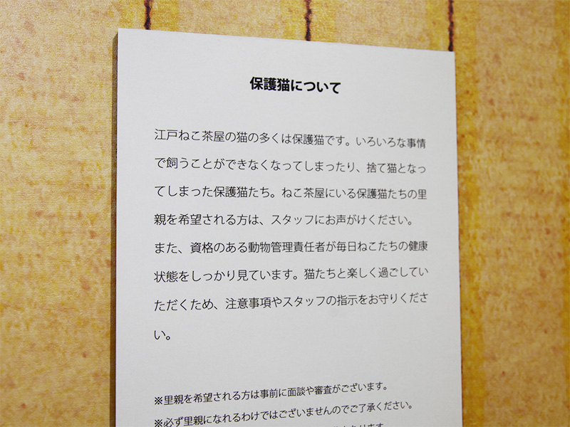 ▲会場に貼られている案内。